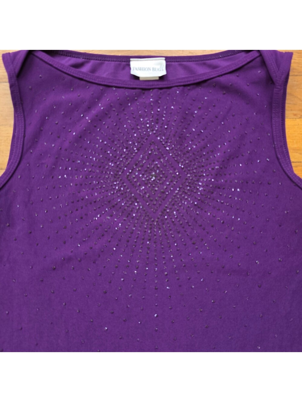Royal purple Fashion Bug high neck sleeveless tanktop size L